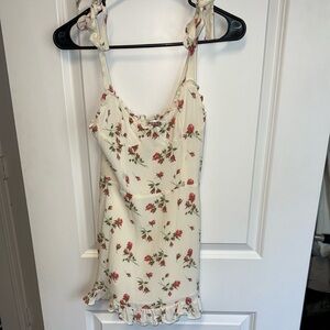 Reformation Rose Tie Strap Dress